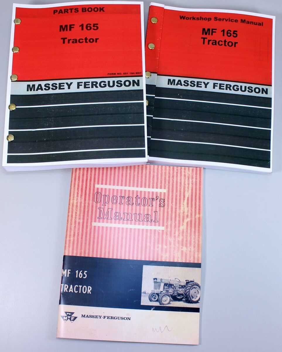 massey ferguson 165 repair manual