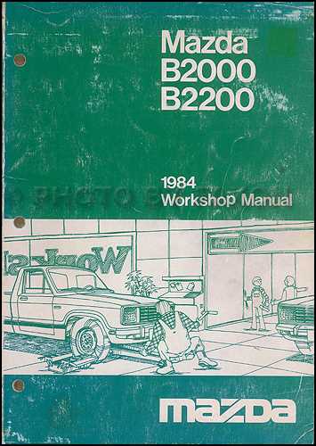 1986 mazda b2000 repair manual