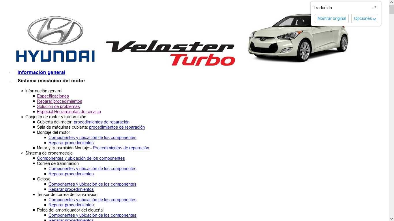 hyundai veloster repair manual