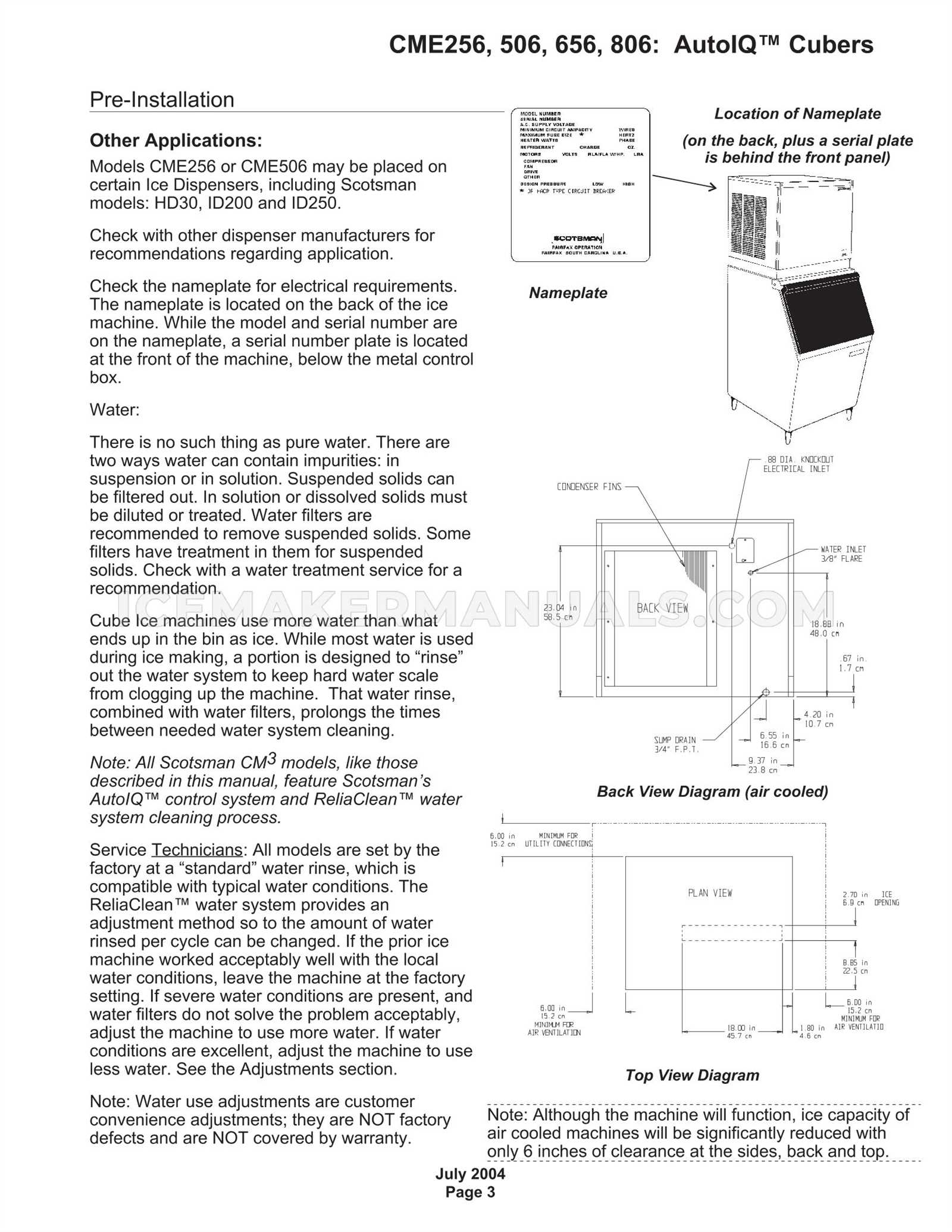 scotsman ice machine repair manual