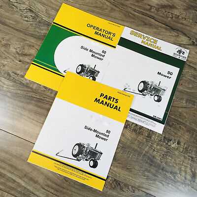 john deere mower repair manual