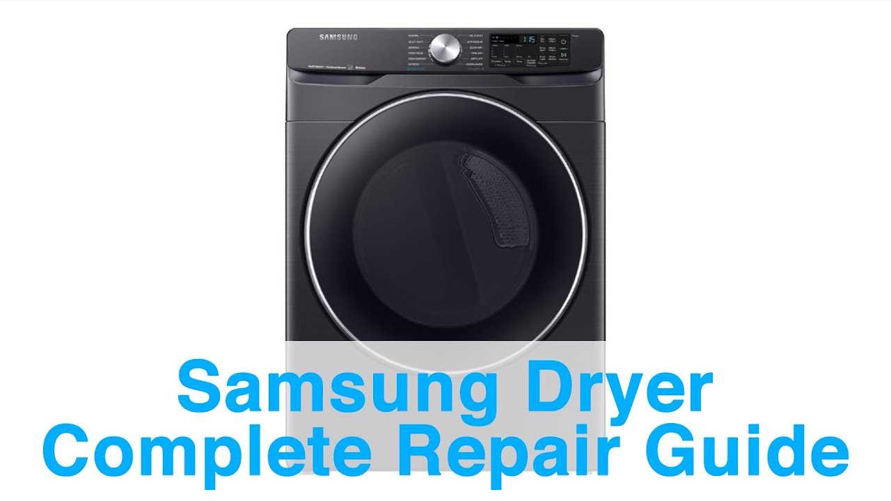 samsung front load dryer repair manual