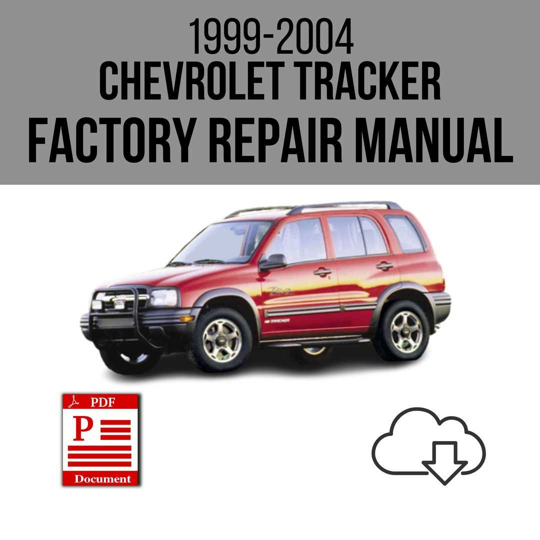 2001 chevy tracker repair manual