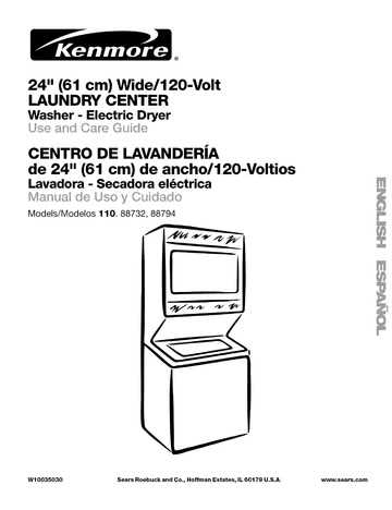 kenmore 110 repair manual