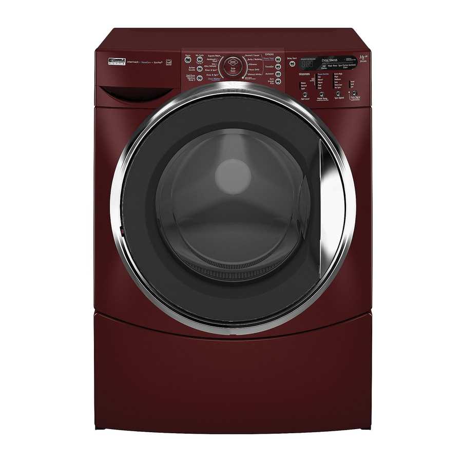 kenmore elite he5t repair manual