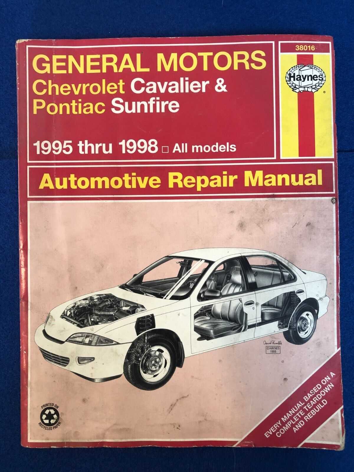 1998 pontiac sunfire repair manual