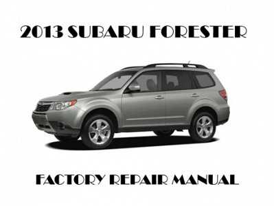 2019 subaru forester repair manual