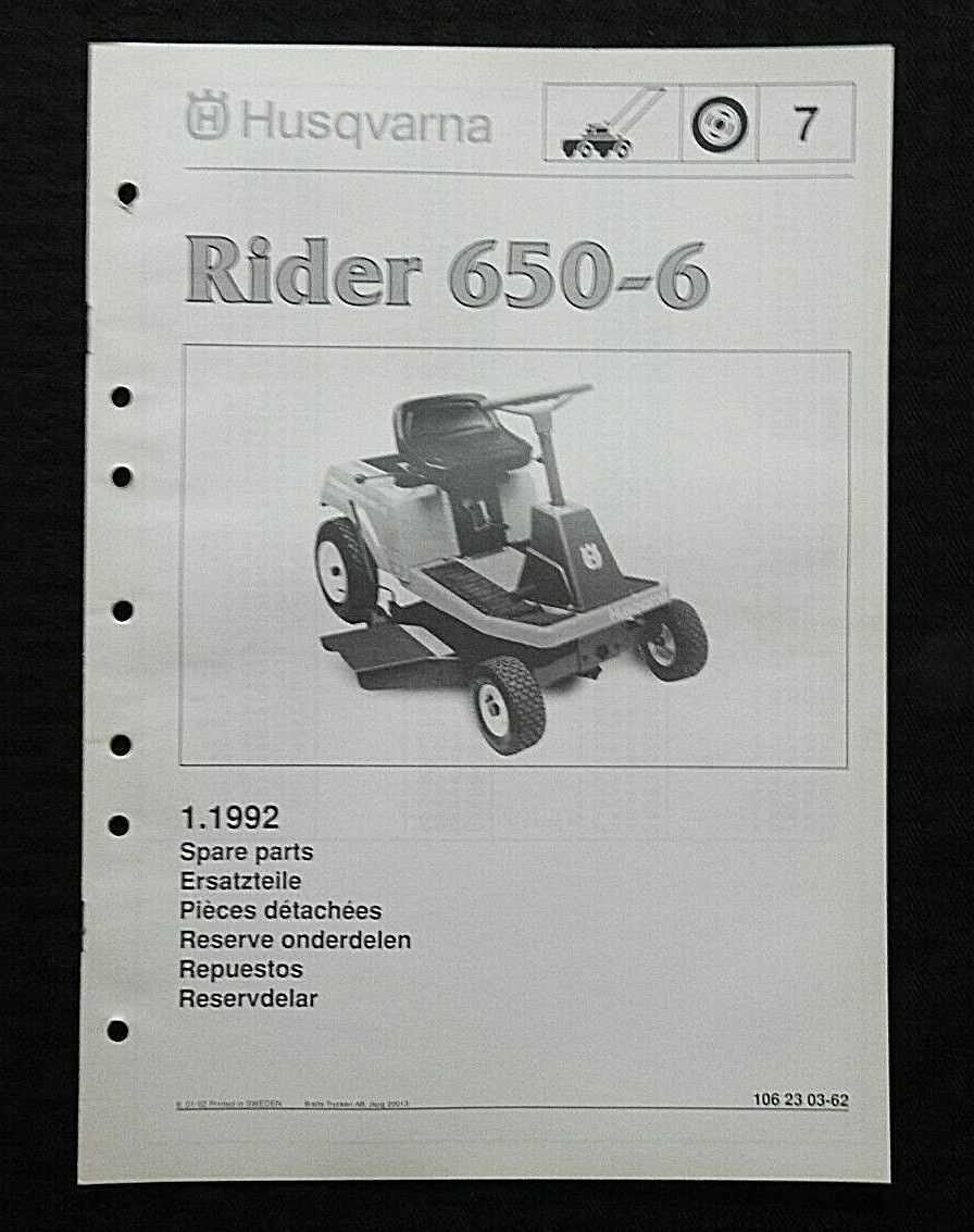 husqvarna lawn mower repair manual