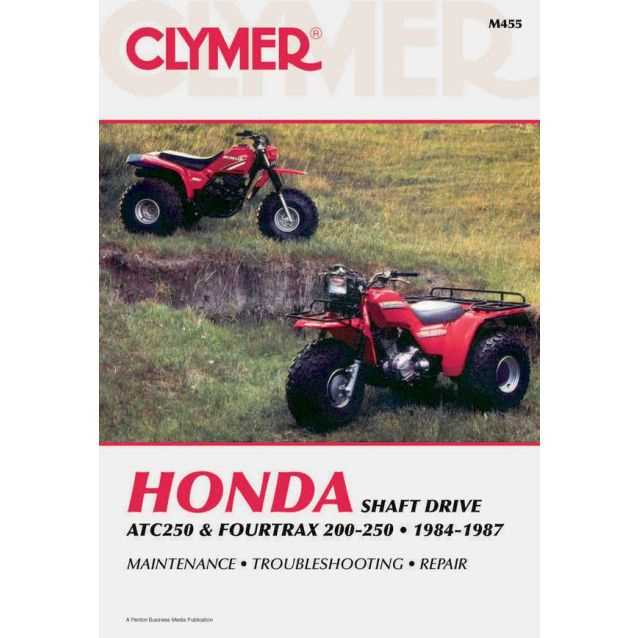 honda four wheeler repair manual