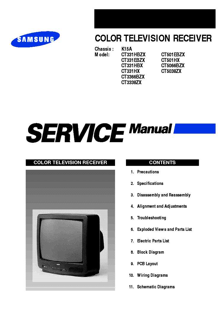 samsung tv repair manual