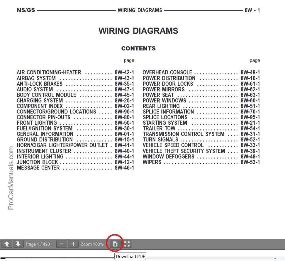 1999 plymouth grand voyager repair manual