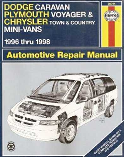 2000 chrysler town and country repair manual