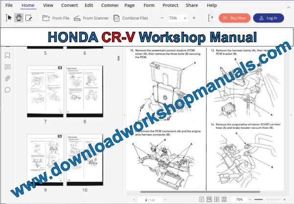 1998 honda crv repair manual