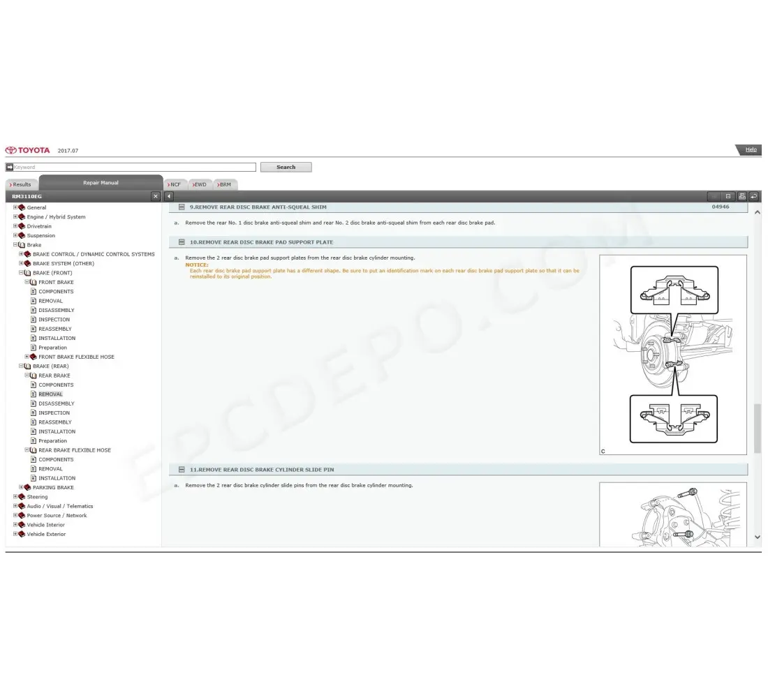 toyota corolla 2013 repair manual