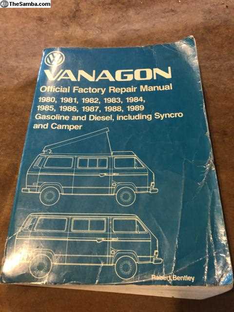 vw vanagon repair manual