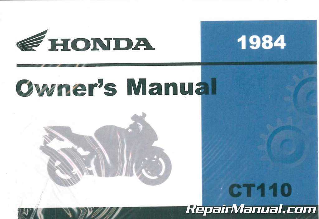 1984 honda ct110 repair manual