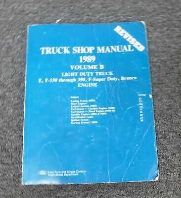 1989 ford bronco repair manual