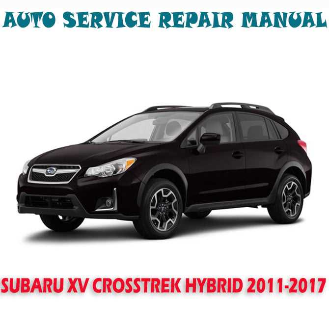 subaru crosstrek repair manual