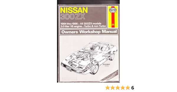 1986 nissan 300zx repair manual