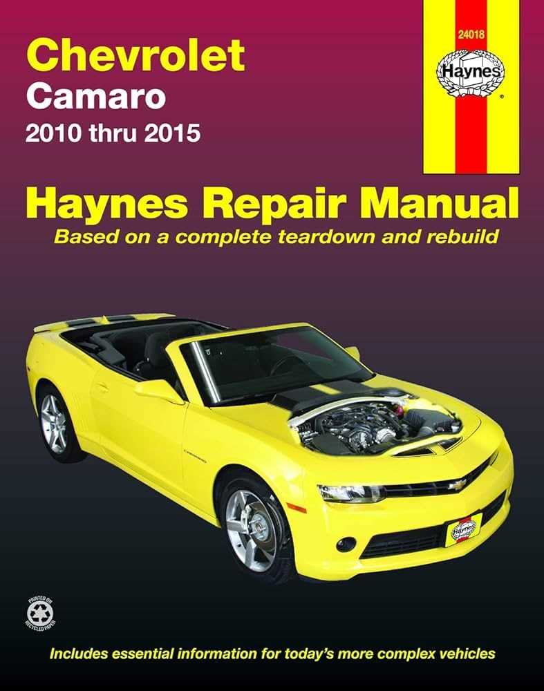 2015 camaro repair manual