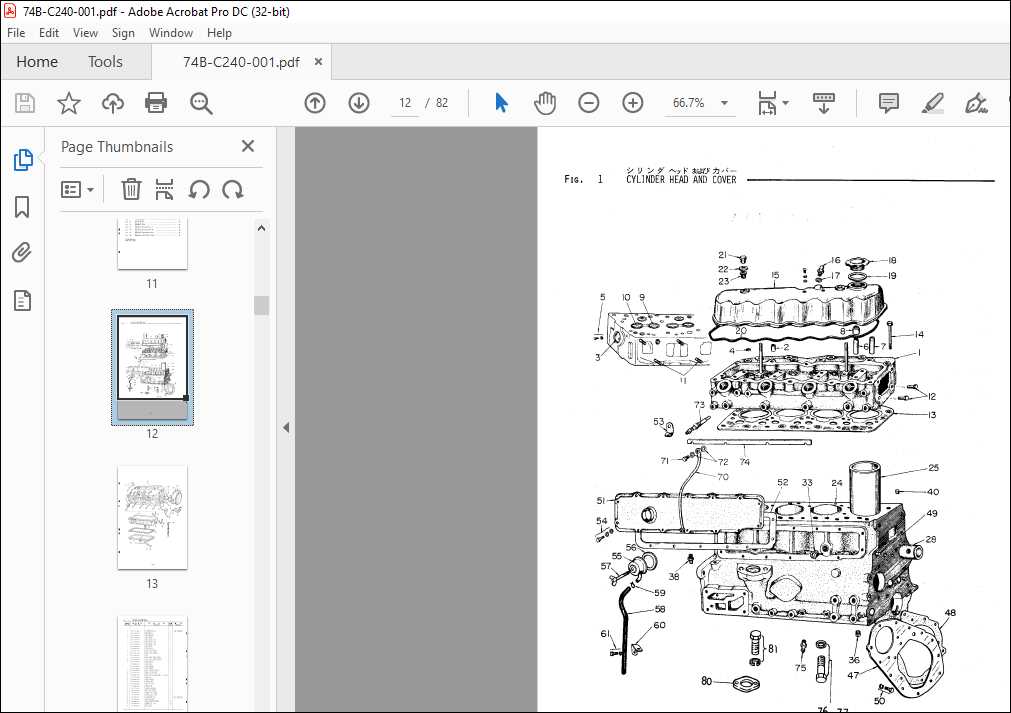 isuzu c240 engine repair manual