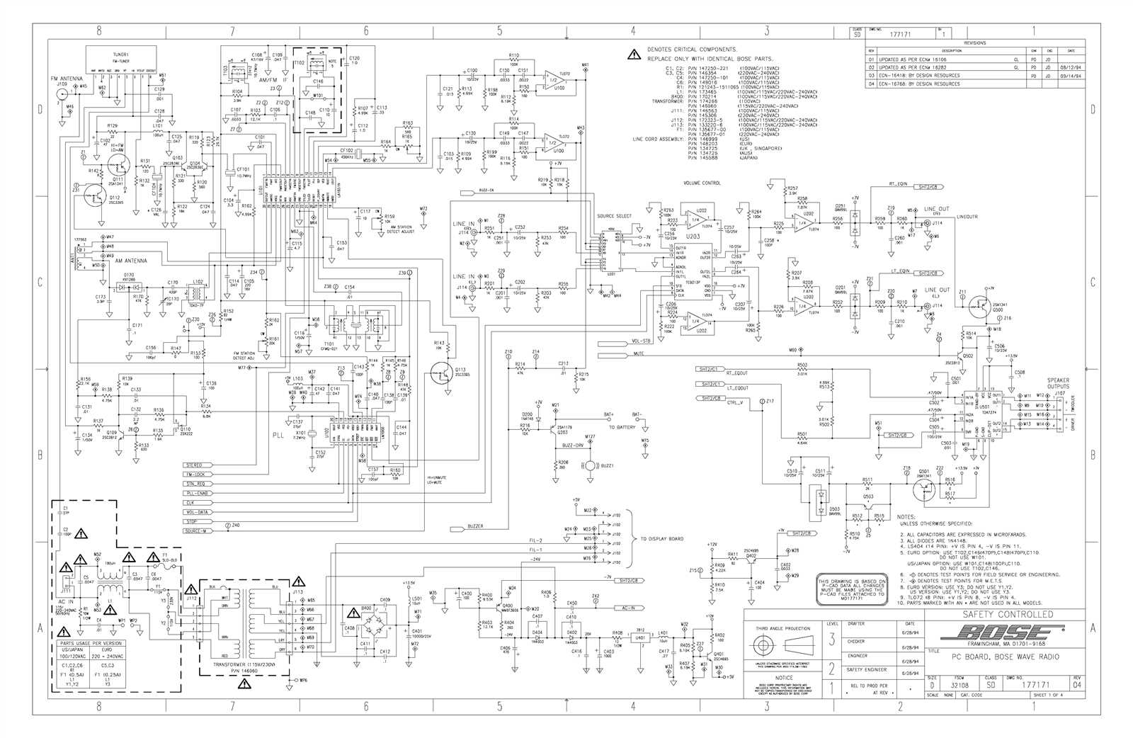 repair manual bose wave radio