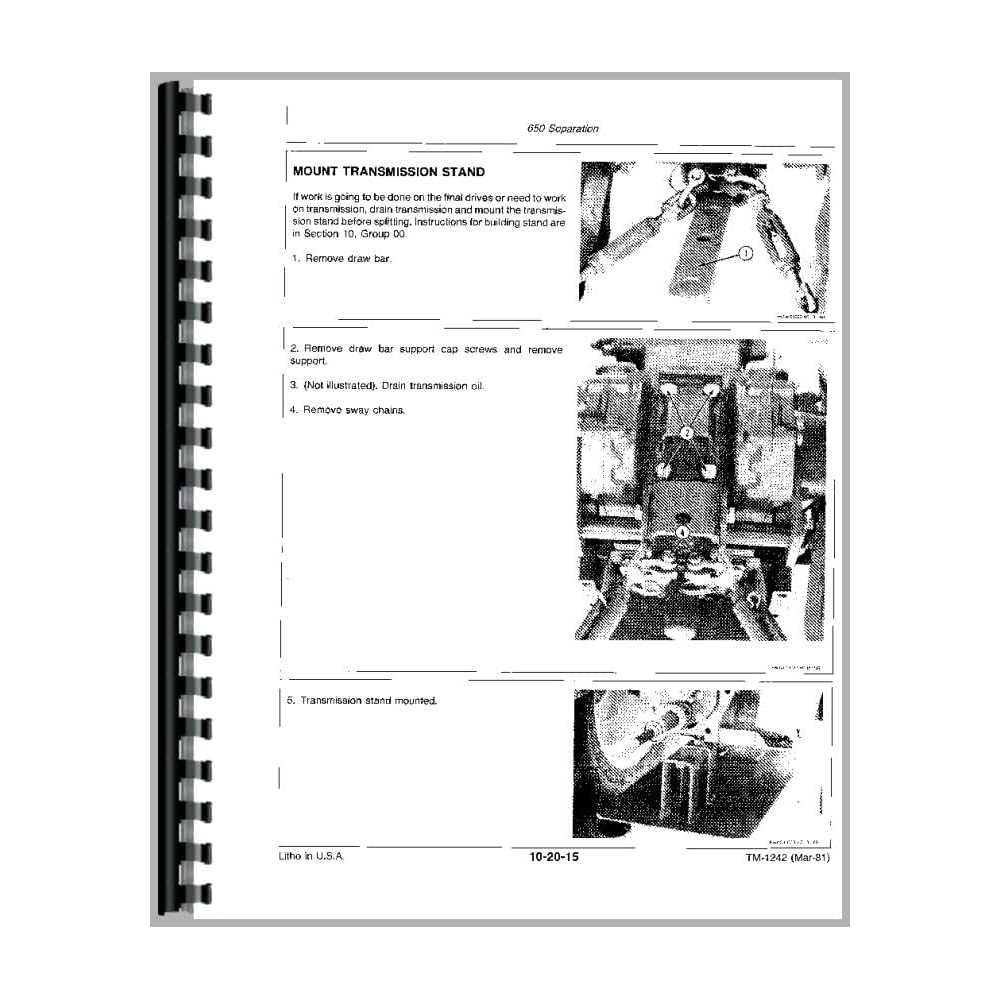 jensales tractor and equipment repair manuals