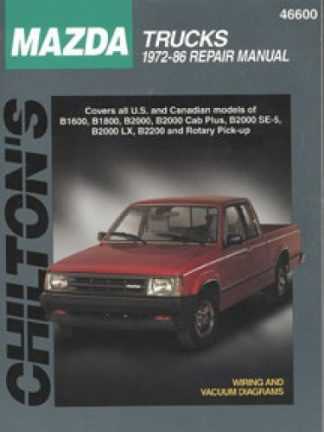 1992 mazda b2200 repair manual