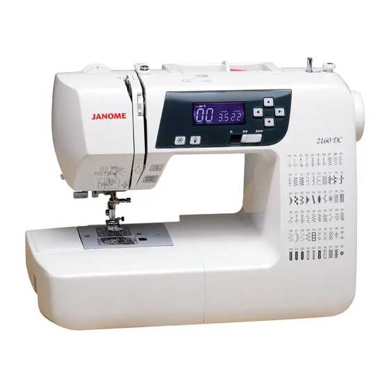 janome sewing machine repair manual