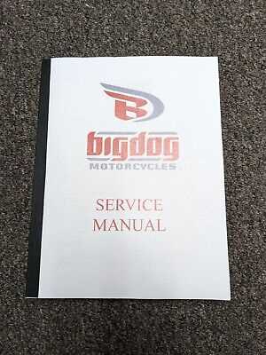 big dog motorcycle repair manual