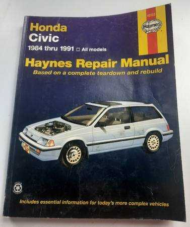 chilton honda element repair manual