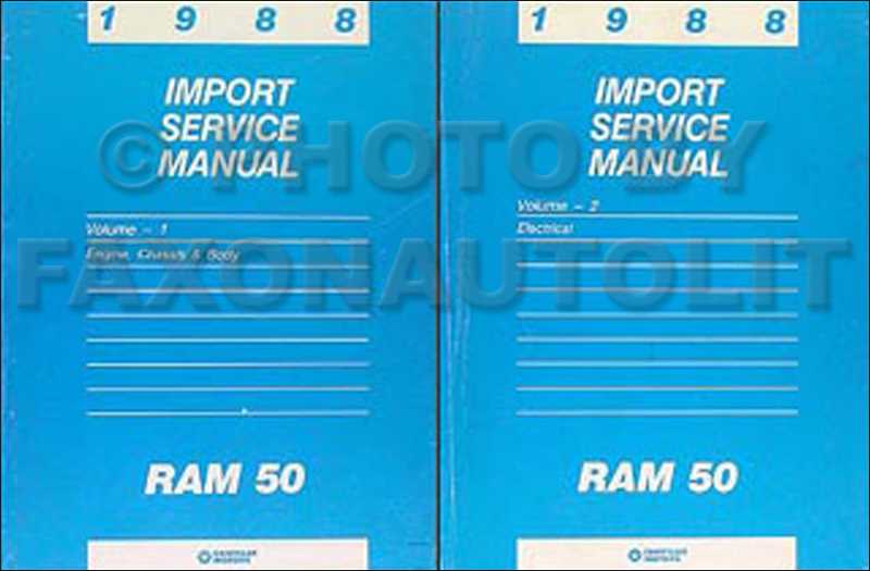 dodge ram 50 repair manual