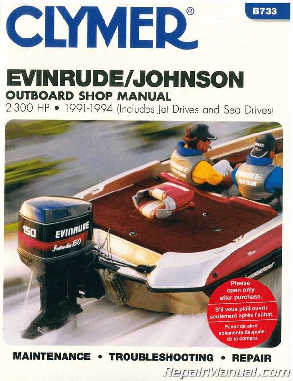 evinrude motor repair manual