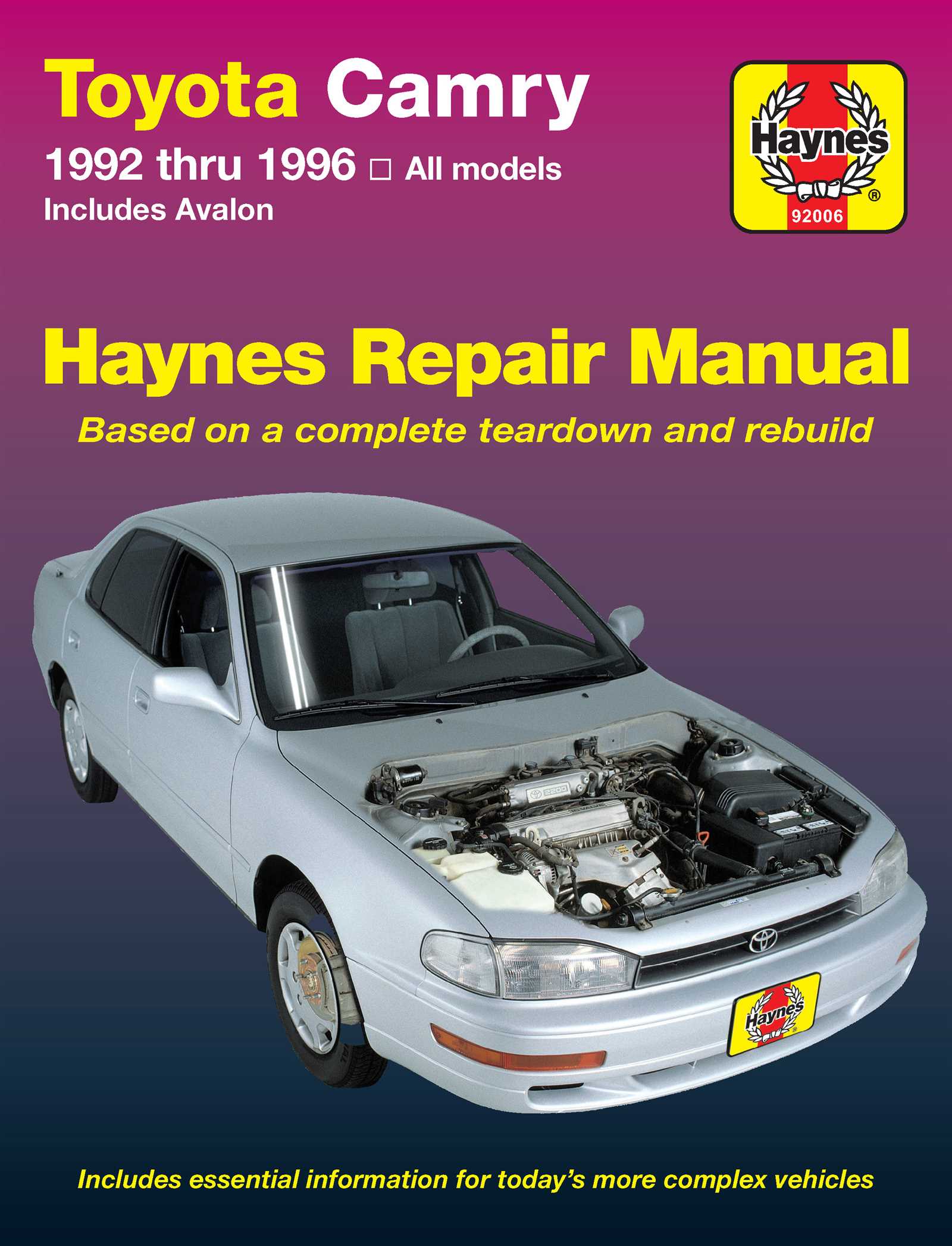 1988 toyota camry repair manual