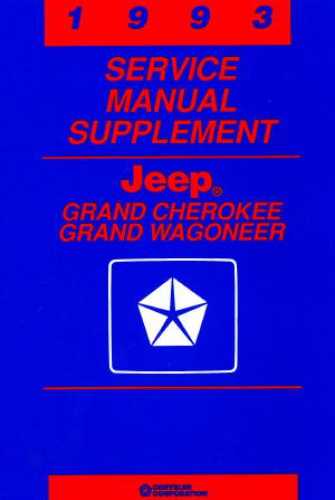 jeep grand wagoneer repair manual