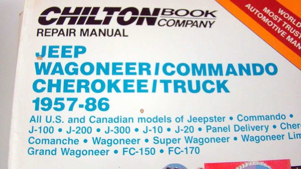 jeep grand wagoneer repair manual