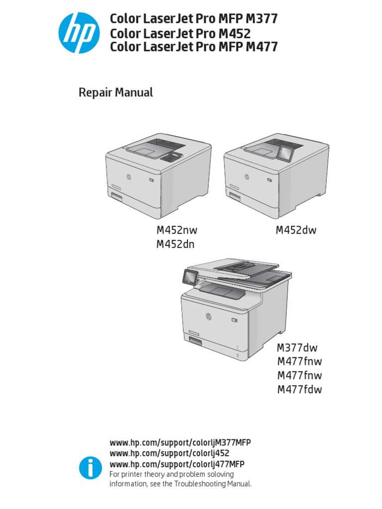 hp m452dn repair manual