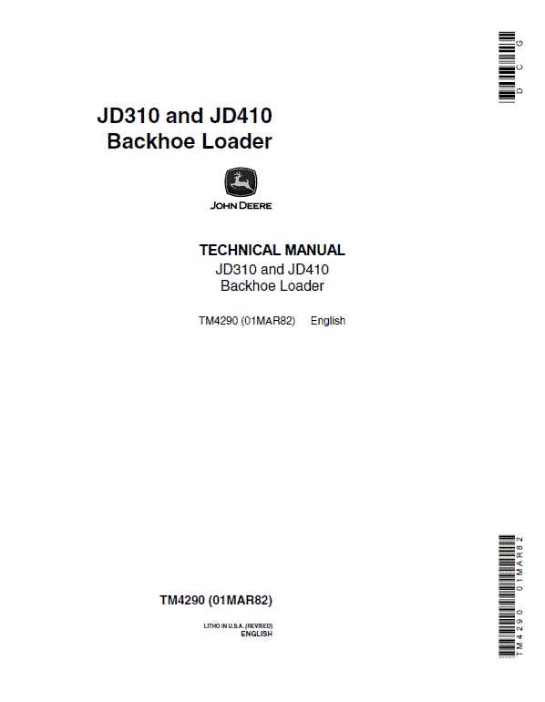 john deere 310c backhoe repair manual