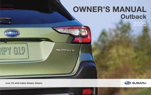 2016 subaru outback repair manual