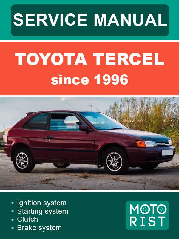 1996 toyota tercel repair manual