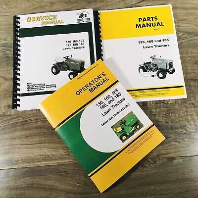 john deere 160 lawn tractor repair manual