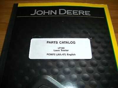 john deere 160 lawn tractor repair manual