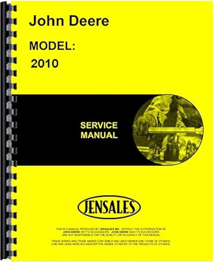 john deere 2010 repair manual