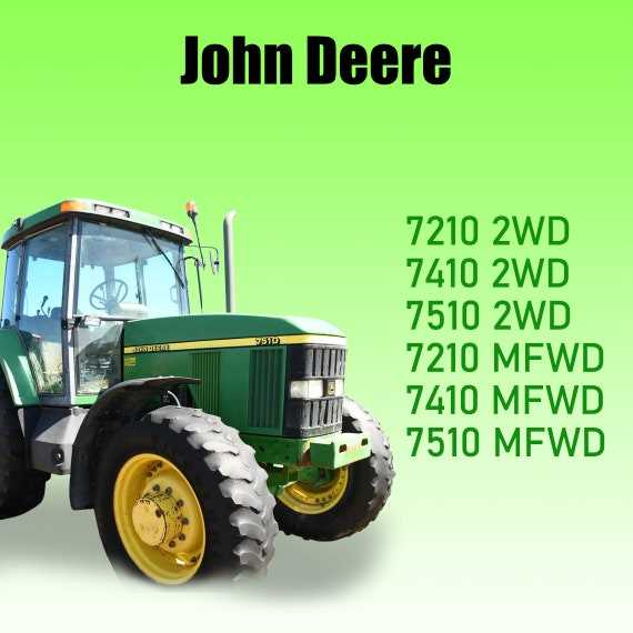 john deere 7410 repair manual