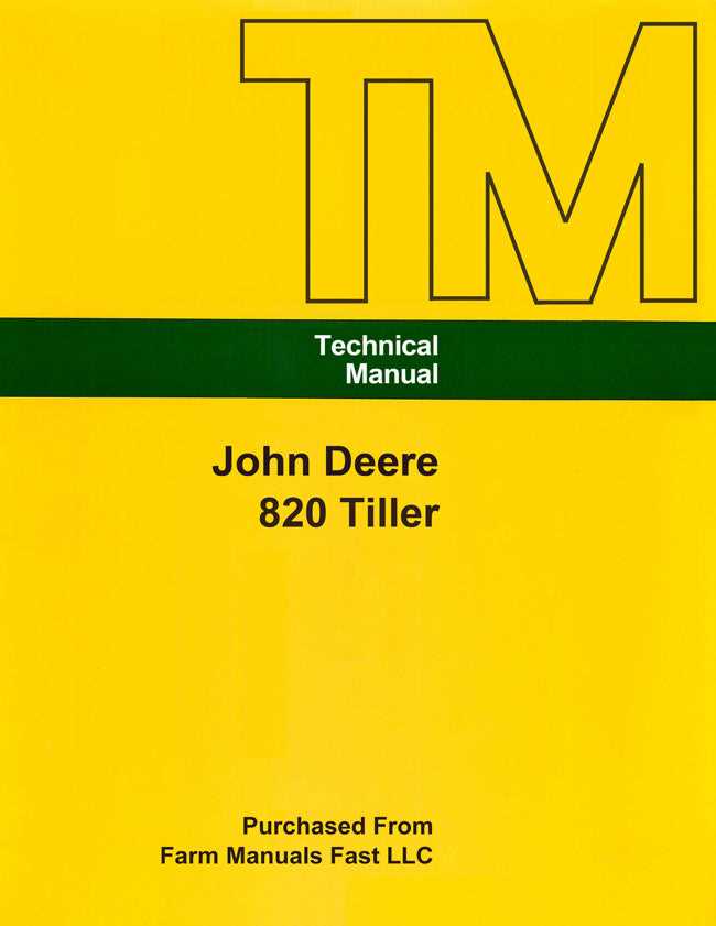 john deere 820 repair manual