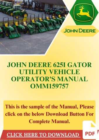 john deere gator xuv 625i repair manual