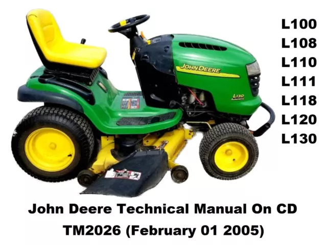 john deere l118 repair manual