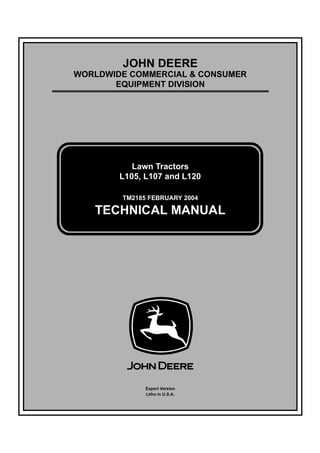 john deere l120 repair manual