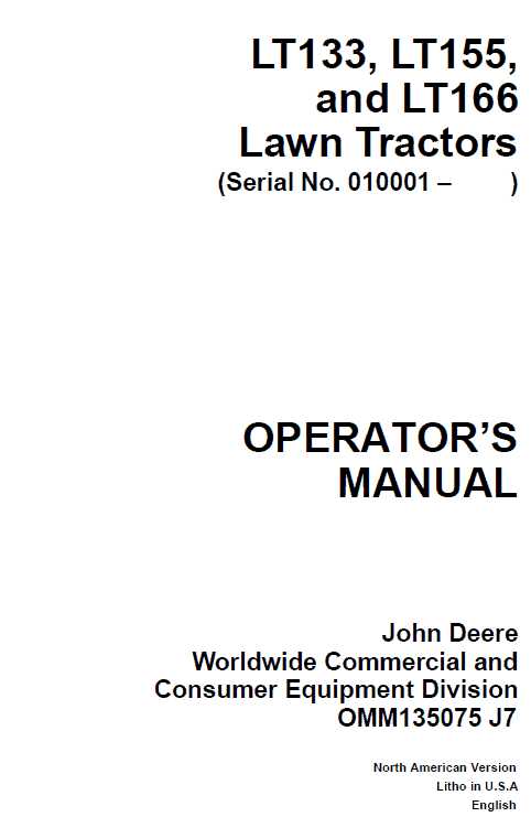 john deere lt155 repair manual