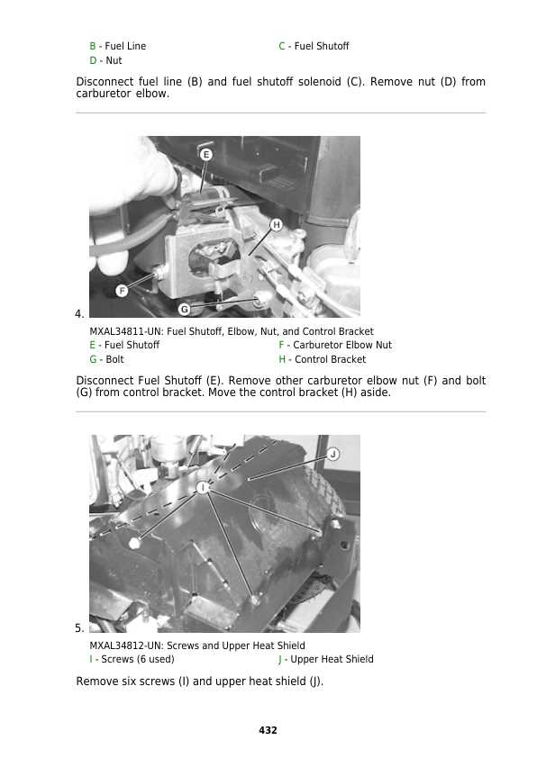 john deere x300 repair manual